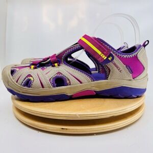 Merrell Hydro Hiker Shoes Girls 7 Womens 8.5 Purple Water Hiking Sneakers Camp